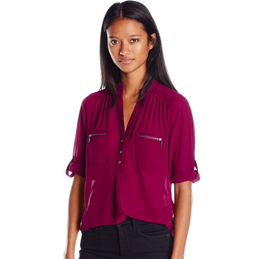 My Michelle Sea Green Top