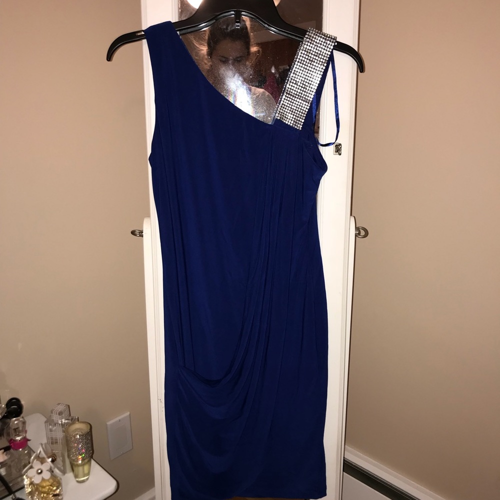 Royal blue dress