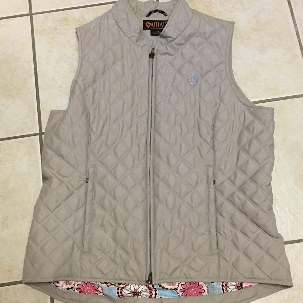 Ariat Quilted Riding Vest size Large