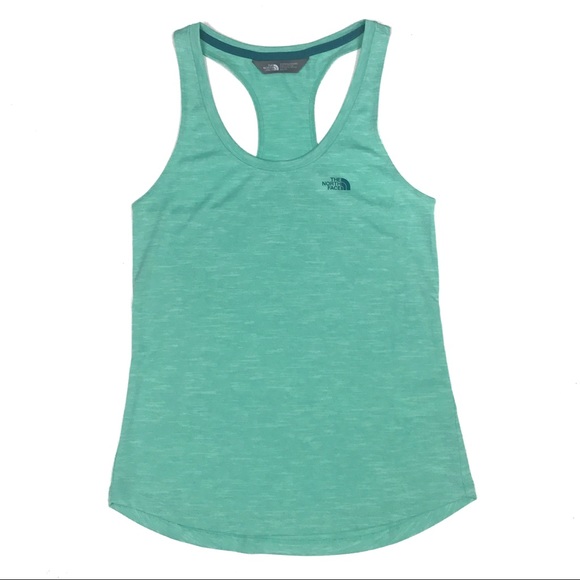 The North Face Tops - The North Face Blue Green Flashdry Tank Top