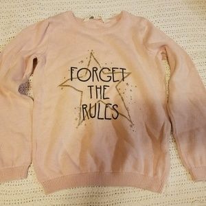 super cute pink sweater