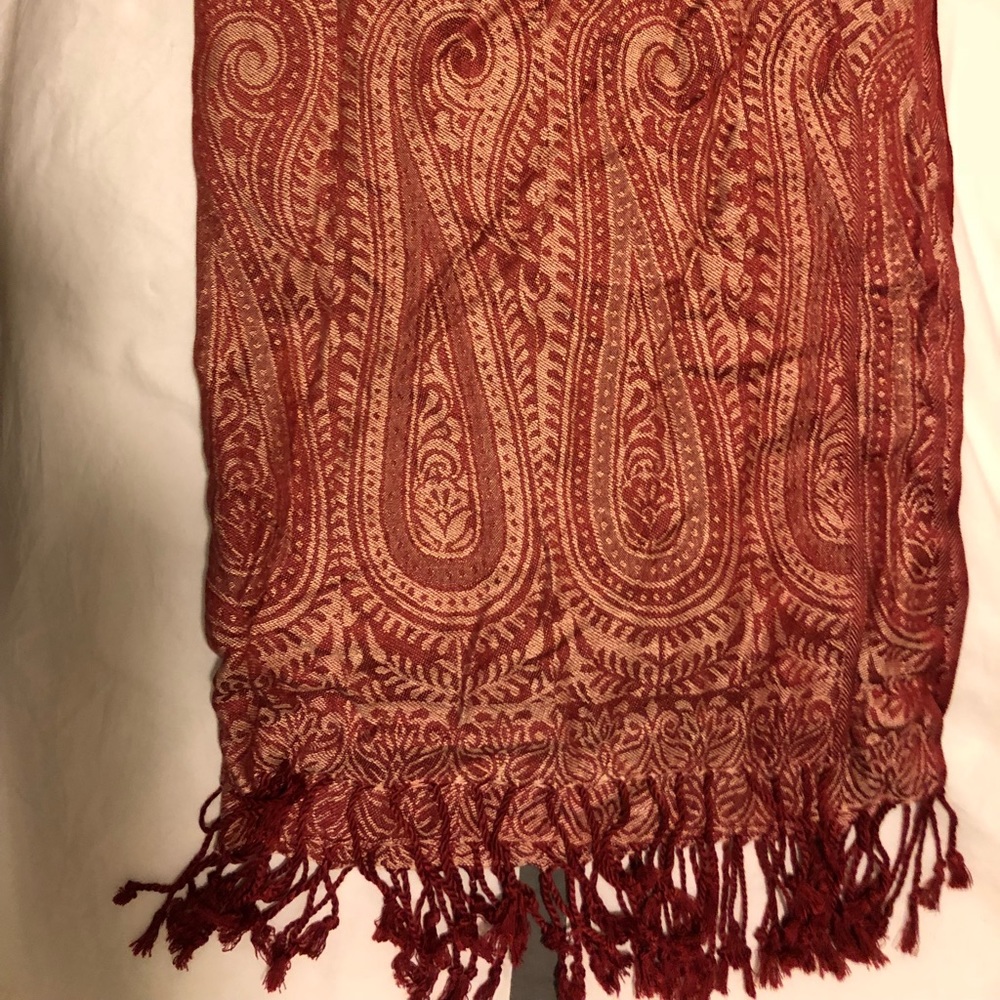 Burgundy Pashmina