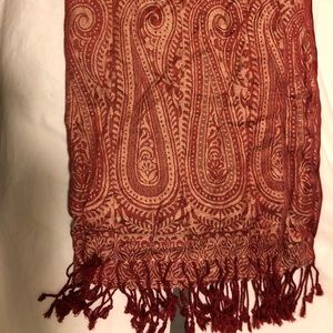 Burgundy Pashmina