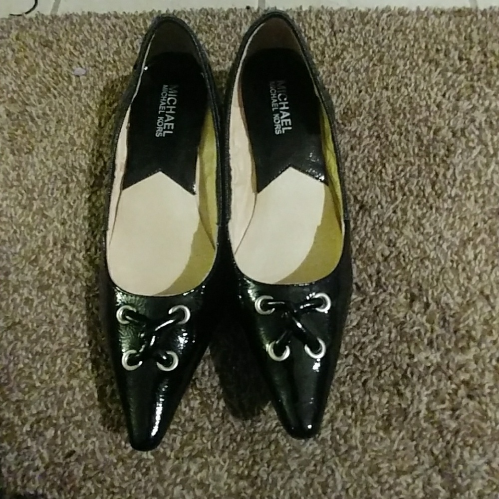 Black Michael Kors kitten heels