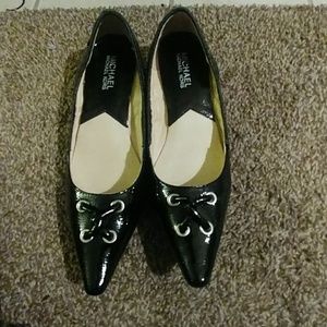 Black Michael Kors kitten heels