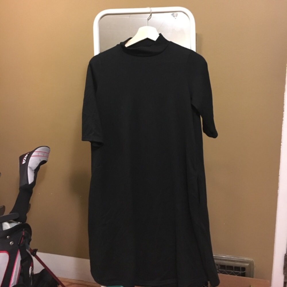 Black Turtleneck Dress