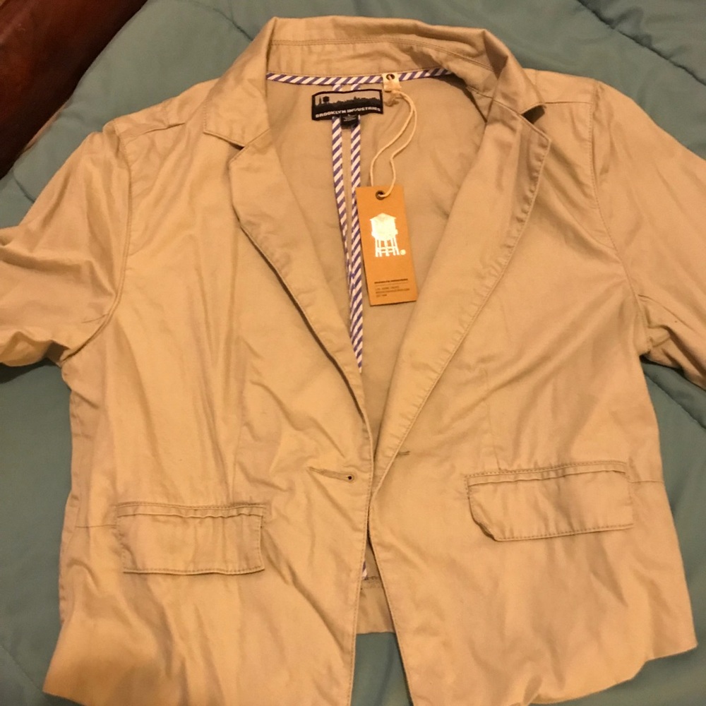 Brooklyn industries Khaki open  jacket