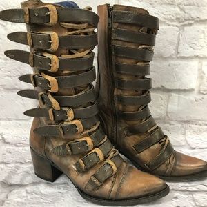 Freebird by Steven Stoke Cognac Size 9