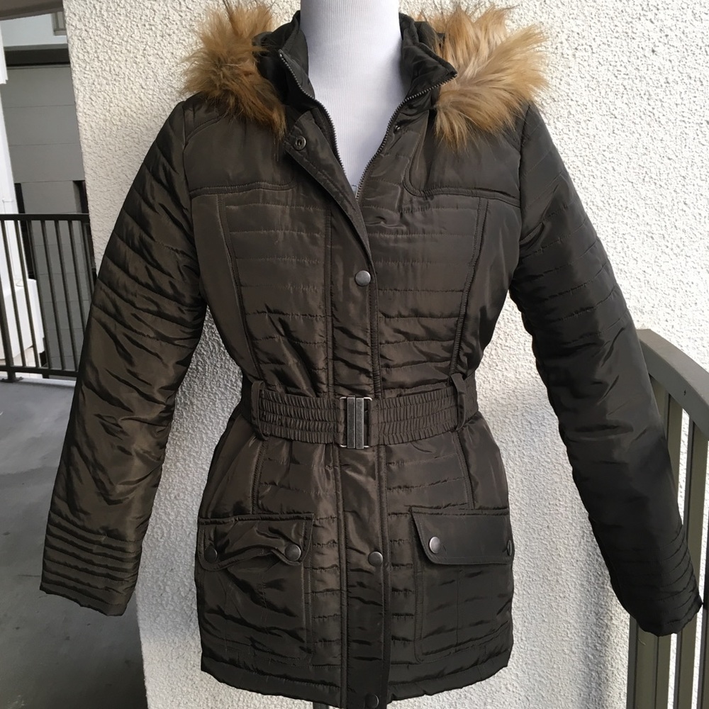 Small Long Length Charlotte Russe Puffer Jacket