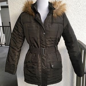 Small Long Length Charlotte Russe Puffer Jacket