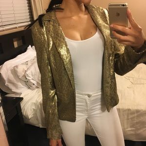 Michael Kors Sequin Gold Blazer