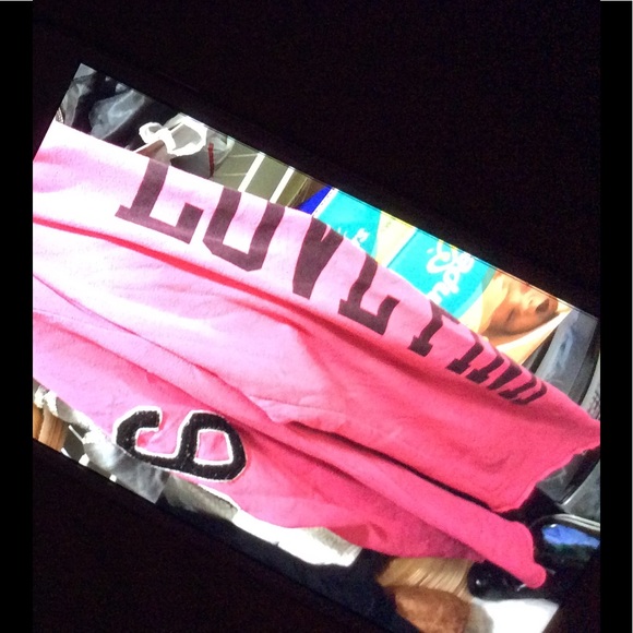 Love pink sweat pants - Picture 2 of 2