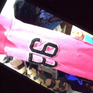 Love pink sweat pants