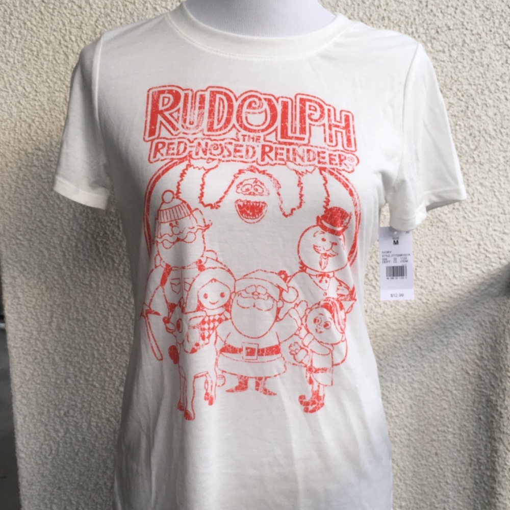 NWT Rudolph the Red Nose Reindeer Tee