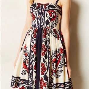 Anthropologie Baraschi Sweetwater petite 6p dress