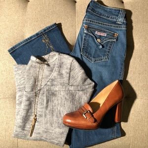 Hudson signature bootcut low rise jeans