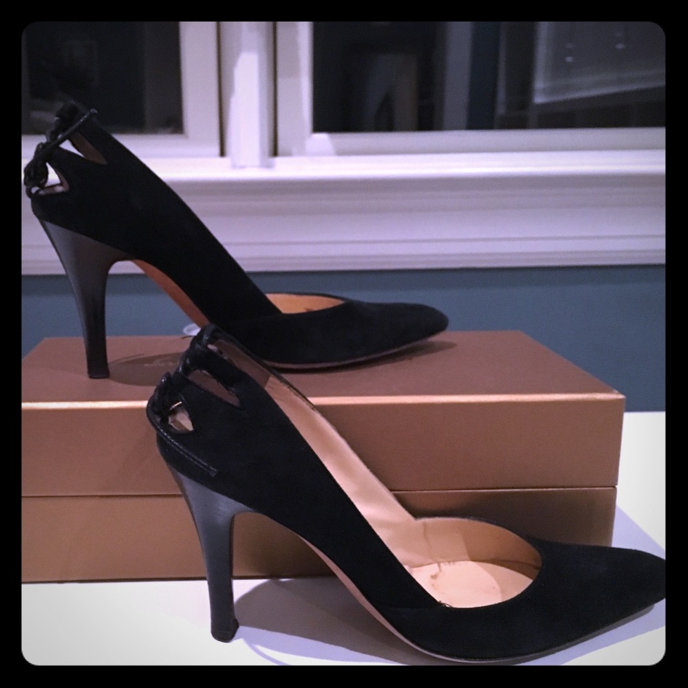 Ferragamo Suede Heels