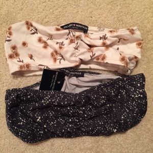 Brandy Melville bandeau top bundle
