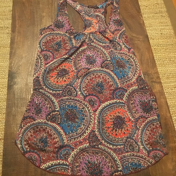 Gorgeous Ruffled Racer Back Blouse Tank - Picture 2 of 4