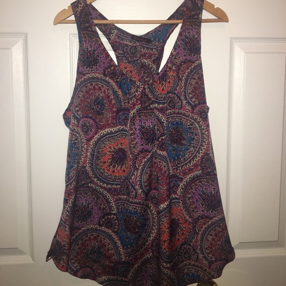 Gorgeous Ruffled Racer Back Blouse Tank - Picture 4 of 4