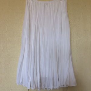 Cato White Maxi Skirt
