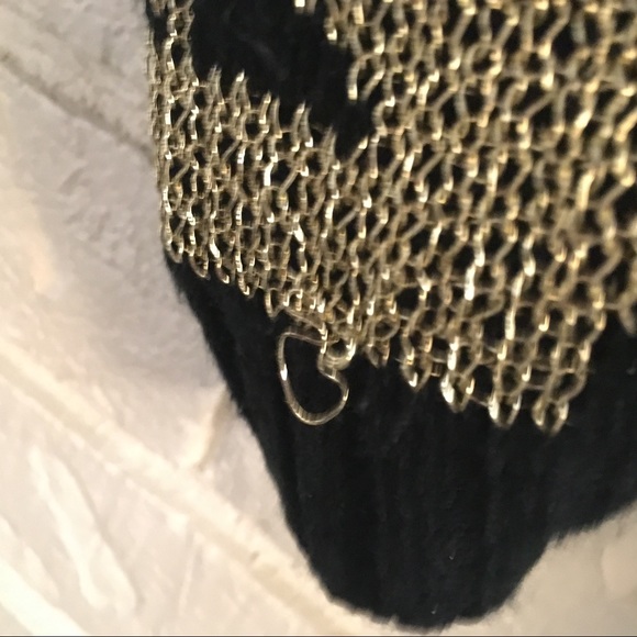 Sparkly Gold and Black Cardigan - Picture 5 of 7