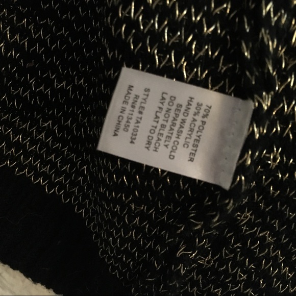 Sparkly Gold and Black Cardigan - Picture 7 of 7