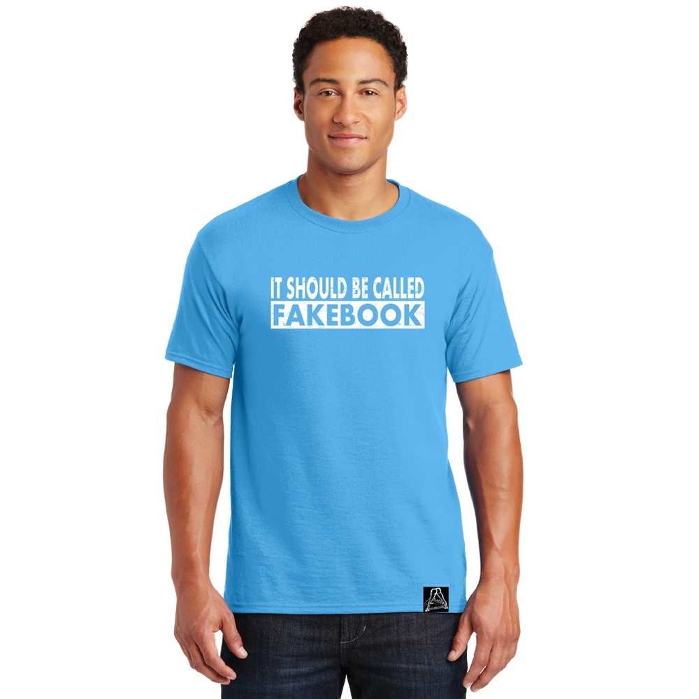 IT SHOULD BE CALLED FAKEBOOK T-SHIRT by NAKED AGGR