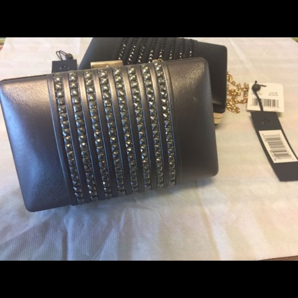 la regale rhinestone strip minaudiere