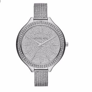 BNWT Michael Kors Runway Crystal Pave Dial Watch