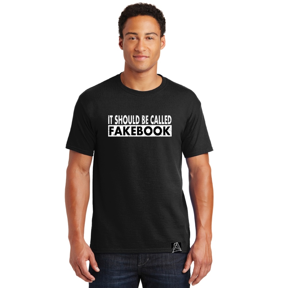 IT SHOULD BE CALLED FAKEBOOK T-SHIRT by NAKED AGGR