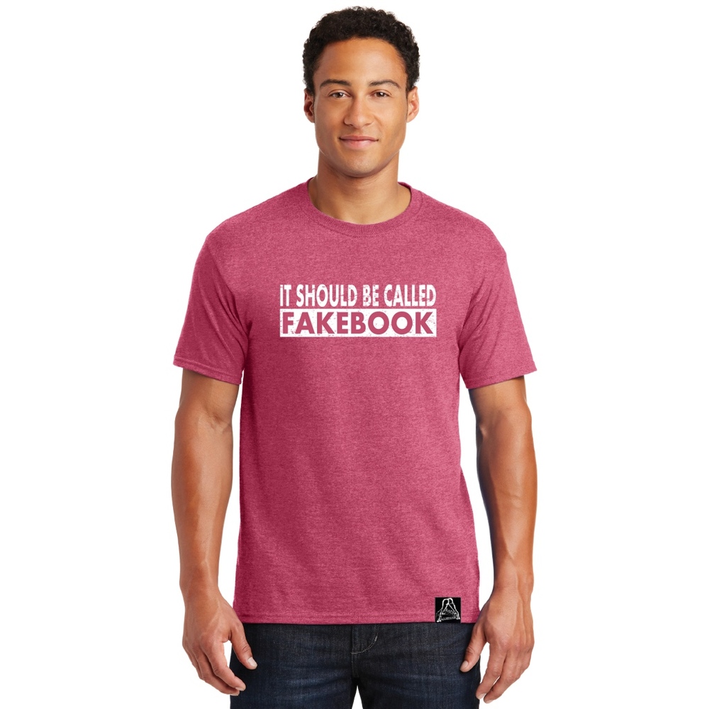 IT SHOULD BE CALLED FAKEBOOK T-SHIRT by NAKED AGGR