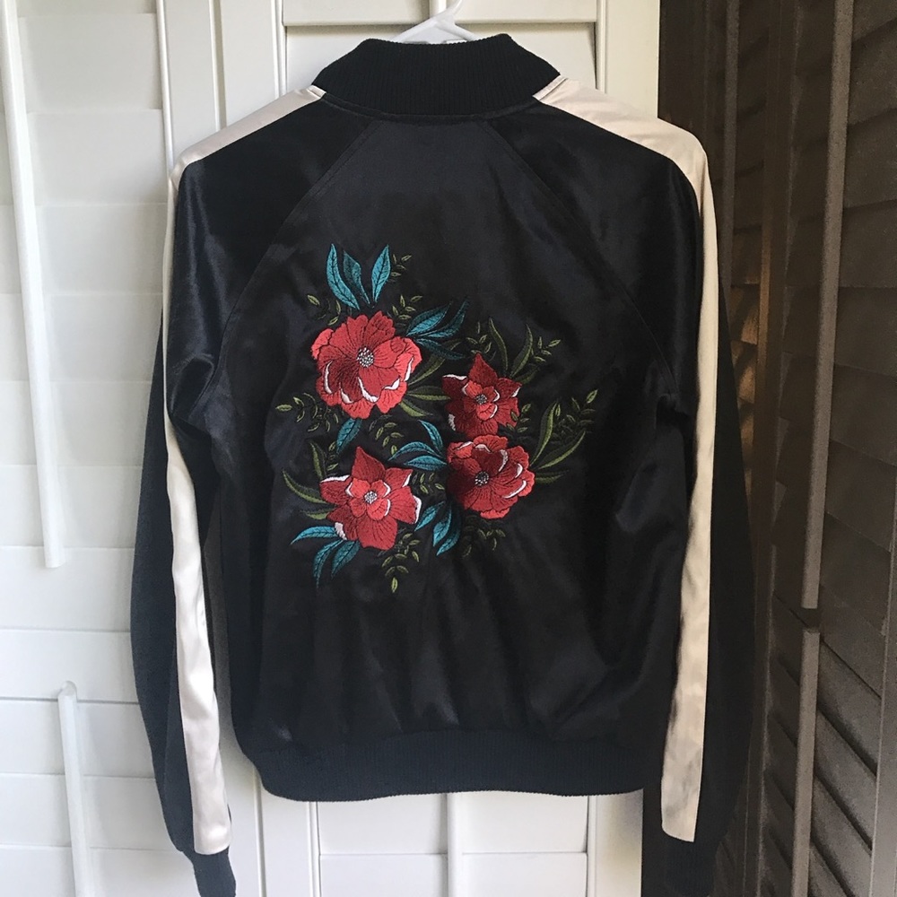 Lovers + Friends Satin Bomber - Picture 2 of 2