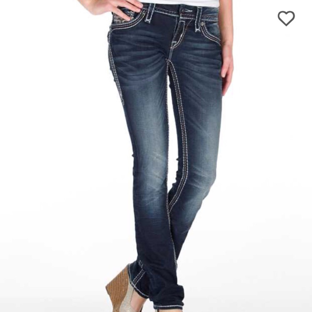 Rock Revival Avery Straight Stretch Jean