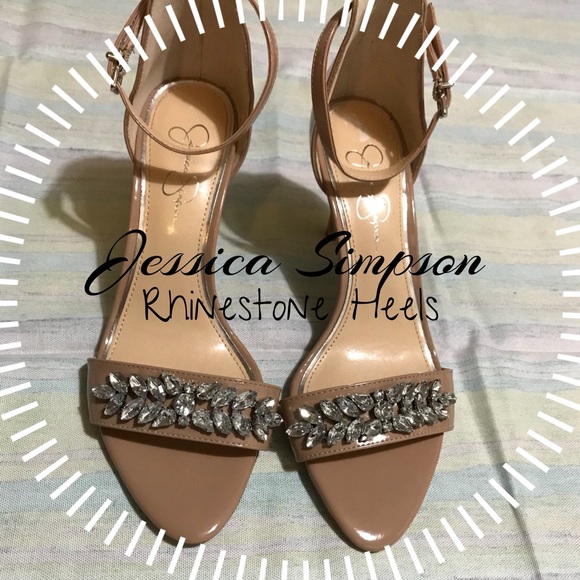 jessica simpson rhinestone heels