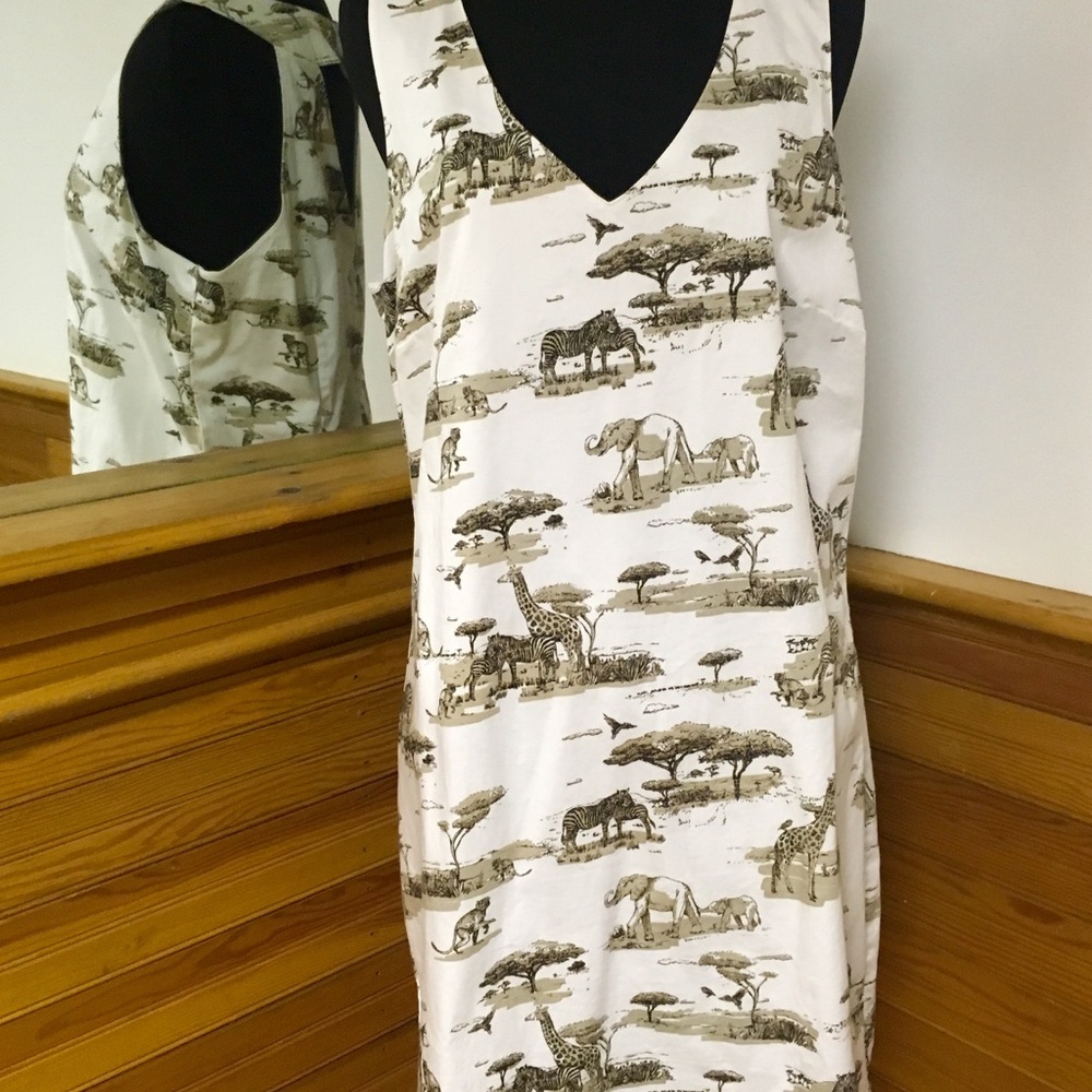 Sleeveless Banana Republic Safari Dress