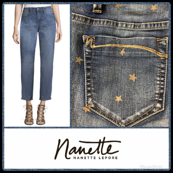 Nanette Lepore Denim - ❌UNAVAILABLE❌Nanette Lepore star boyfriend jeans
