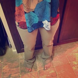 Ann Taylor denim khakis, brand new, so soft!