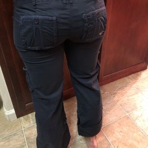 Navy, soft cargo pants - brand new!