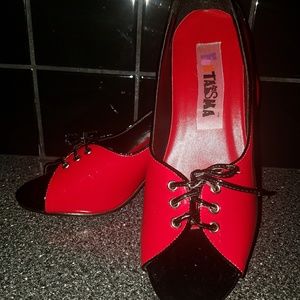 Funtasma SEXY Corset Lace Up Peep Toe