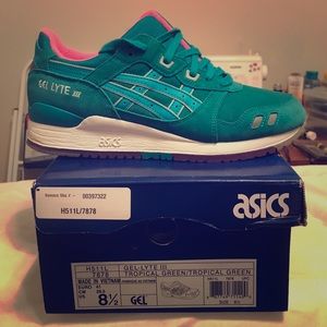 Asics Gel-lyte Tropical green
