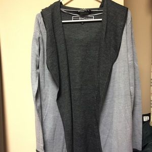 BNCI drape front hoodie/cardigan