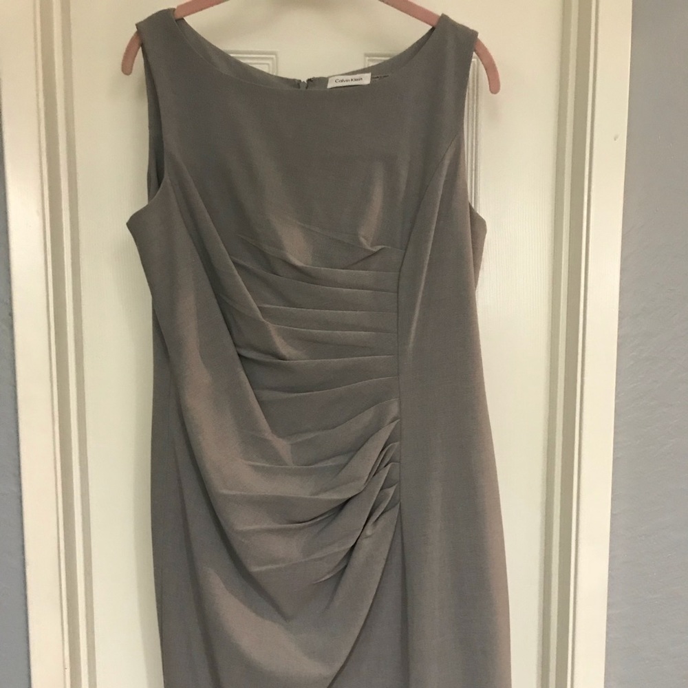 Calvin Klein gray dress size 12