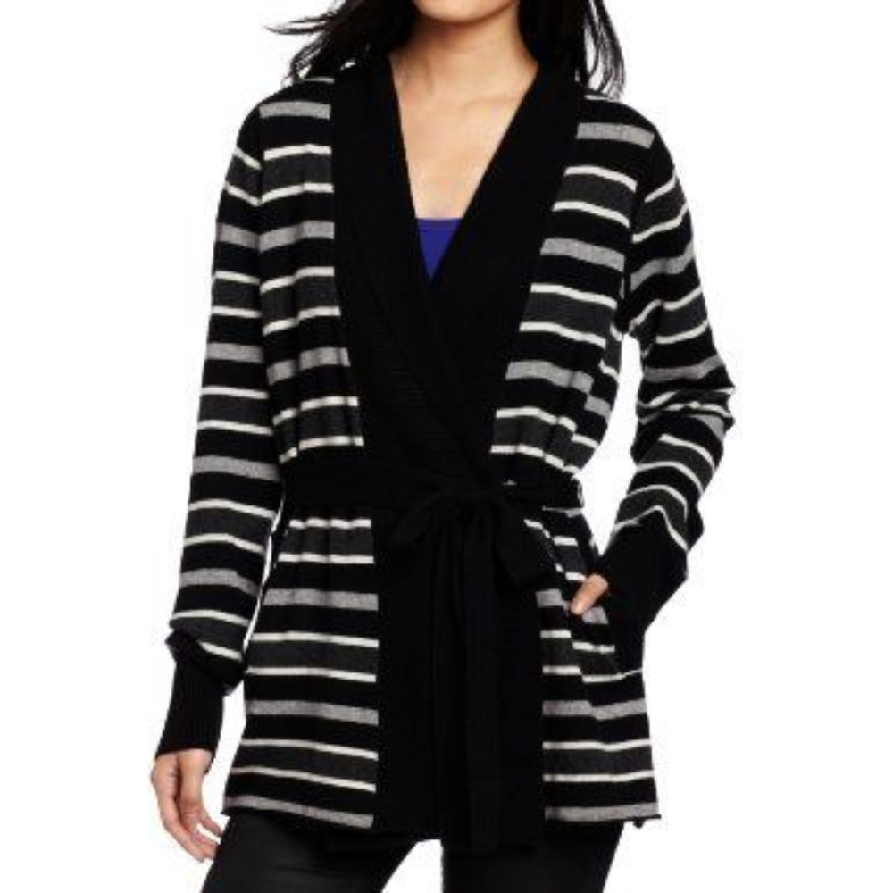 Michael Stars Cashmere Blend Wrap Cardigan size 1
