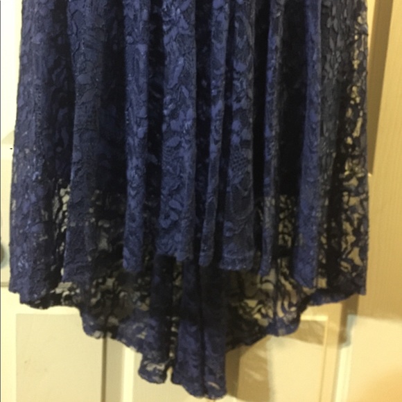 Lush Royal Lace HiLo Cut Out Back Dress - Picture 3 of 5