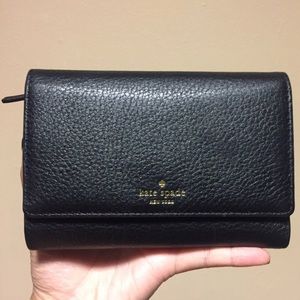 Kate Spade Callie Grey st trifold wallet