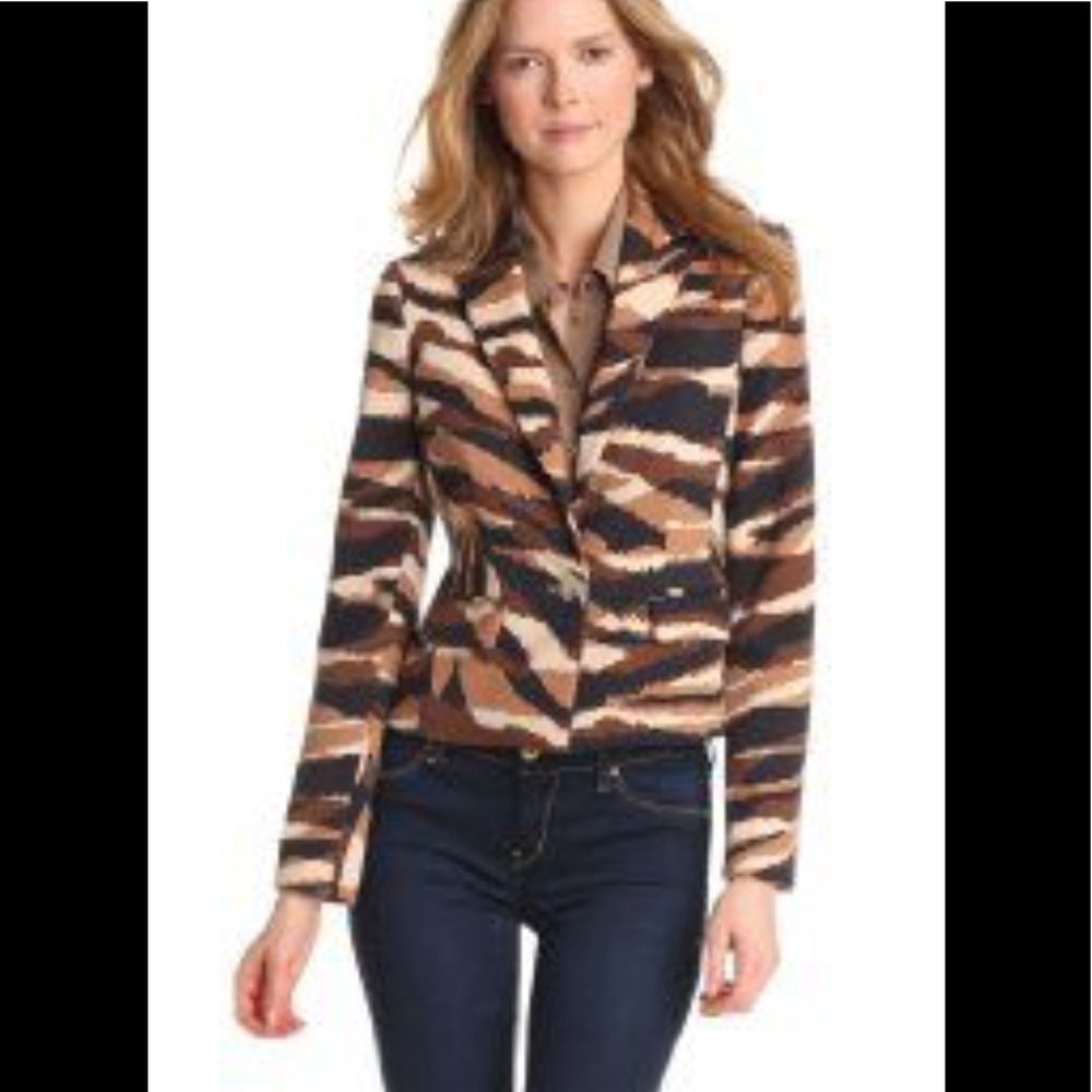 Anne Klein Camel Multi Blazer