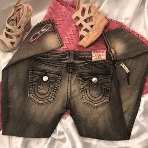 True Religion Billy Big T Bootcut Dark Wash jeans