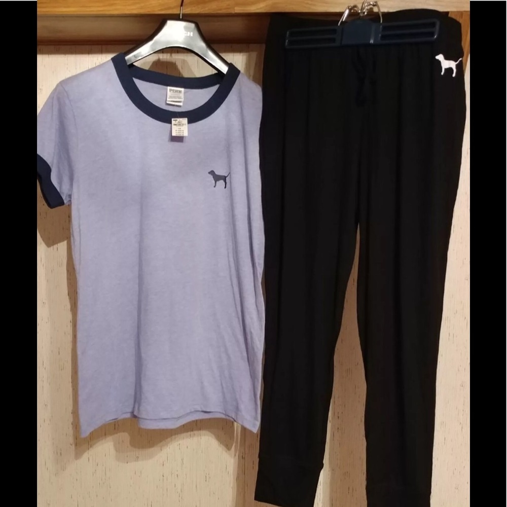 Vs pink shirt and lounge pants