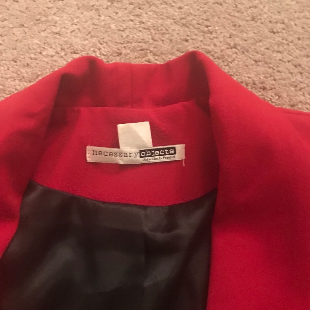 Necessary Objects Red Blazer - image 3